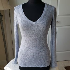 Express light knit long sleeve top
